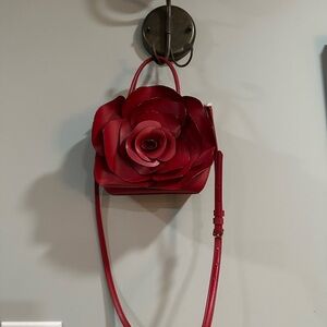 Chic Red Rose Mini Bag